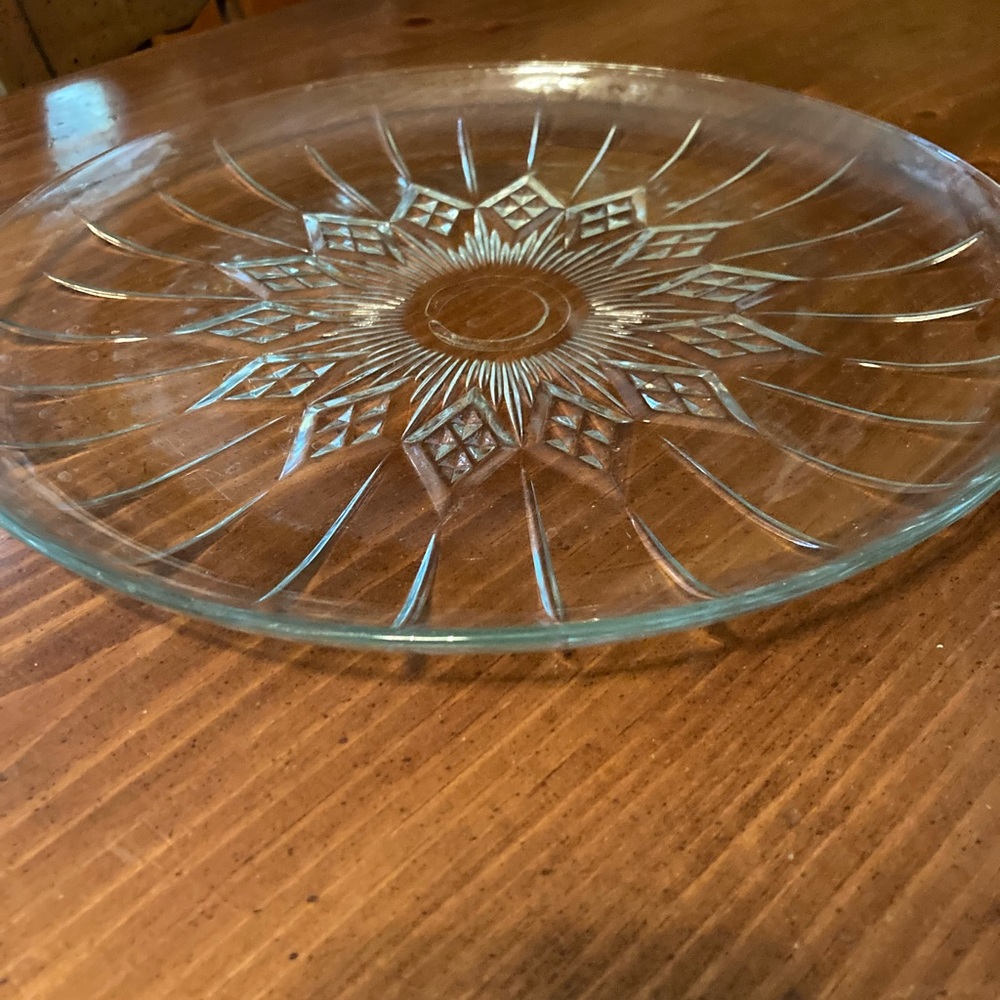 A glass plate